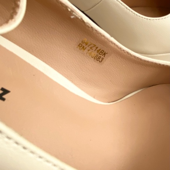 NEW Lola Cruz Norther Platform Pump Block Heel Round Toe Cream Leather Size 36 - Picture 12 of 14